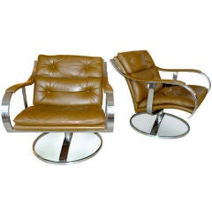 Pair of Series 455 Lounge Chairs by Gardner Leaver