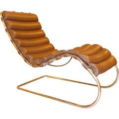 Antique MR Chaise Lounge by Mies van der Rohe for Knoll Studio
