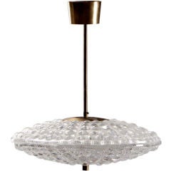 Orrefors Crystal Pendant by Carl Fagurland