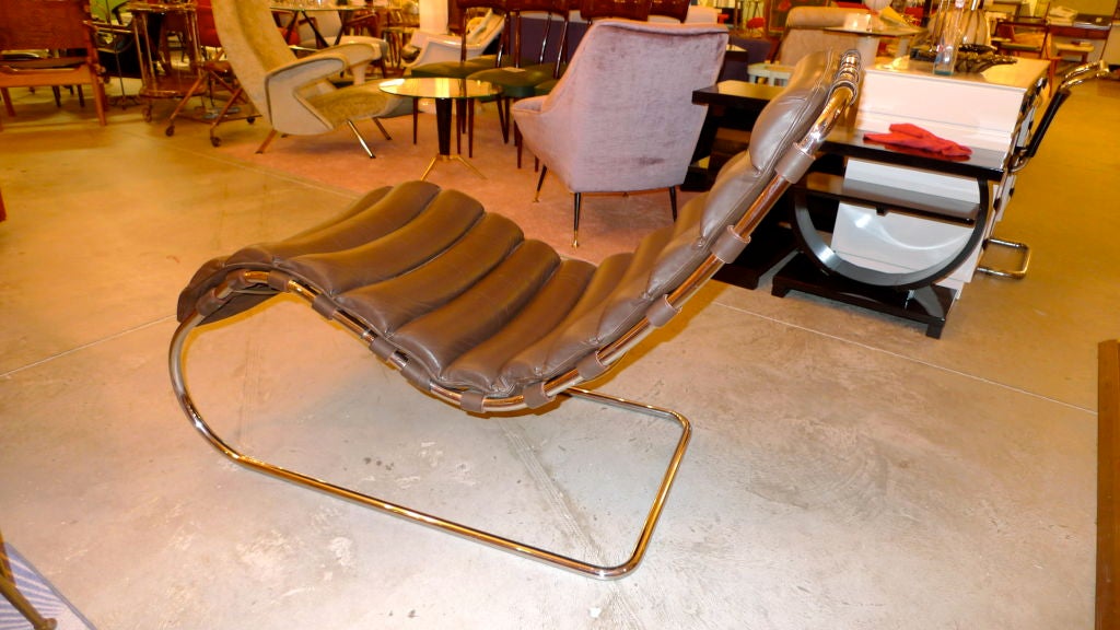 20th Century MR Chaise Lounge by Mies van der Rohe for Knoll Studio