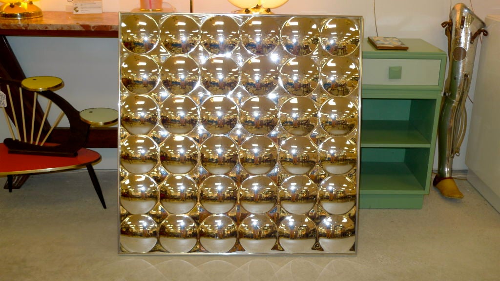 American OpArt Bubble Mirror