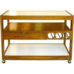 American Oak Bar / Serving Cart