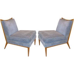 Pair of Paul McCobb Slipper Chairs for Directional