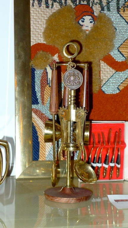 Mid-20th Century Italian Brass Barware For Sale
