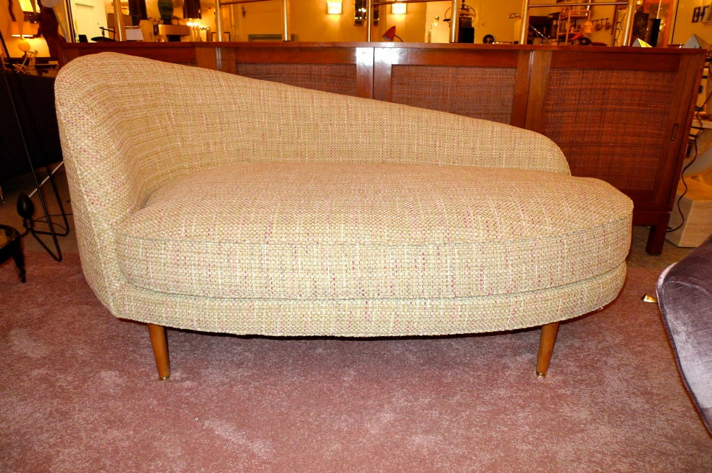 Mid-20th Century Adrian Pearsall Curved Oval Chaise