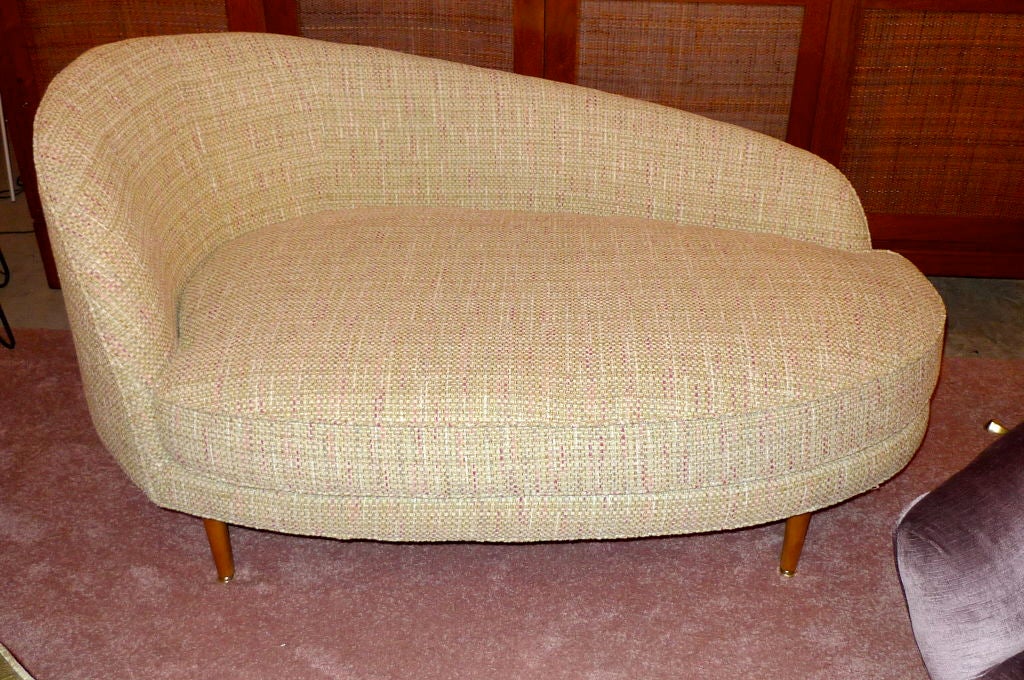Adrian Pearsall Curved Oval Chaise 1