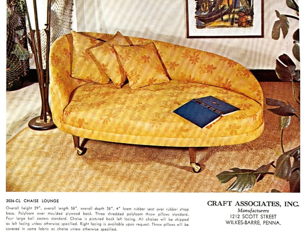 Adrian Pearsall Curved Oval Chaise 2