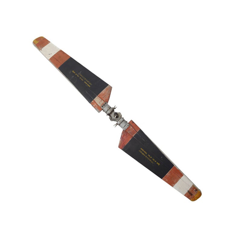 Rare Large Scale Vintage Helicopter Blade