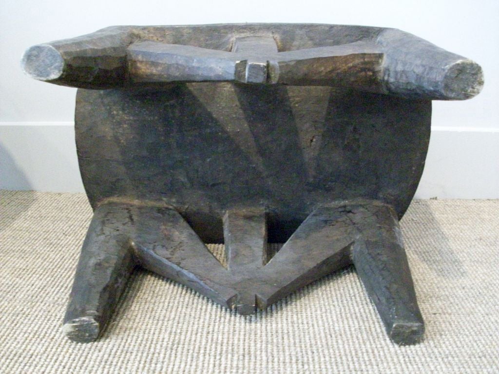 Rectangular Nupe Stool 1