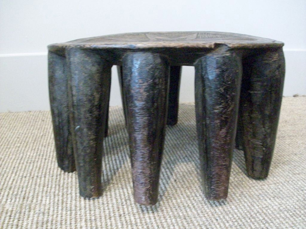 19th Century 10 Leg Nupe Stool