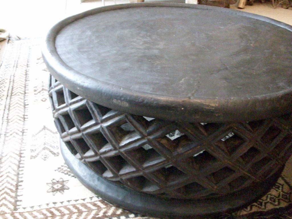 Round African Coffee Table 2