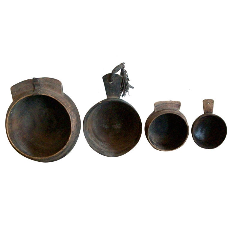 Yemen/Saudi Border Wooden Bowl - Collection of four