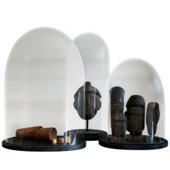 19th c. Double Glazed Glass Display Domes