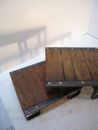 Collection of 8 Antique Factory Pallets