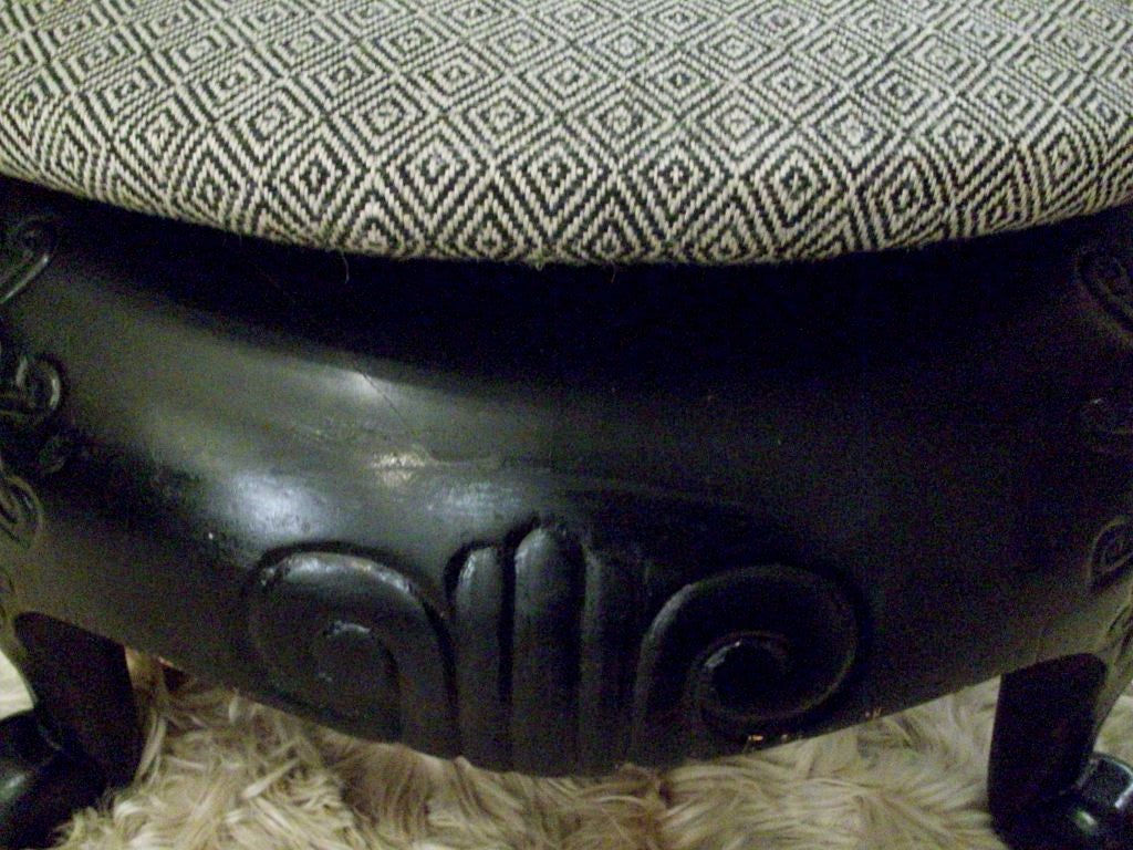 Chinese Lacquer Stool