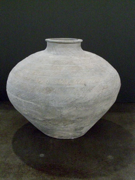 Large Carved Han Dynasty Pot
