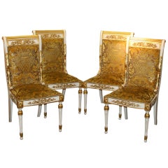 Set Of 4 Gianni Versace Chairs