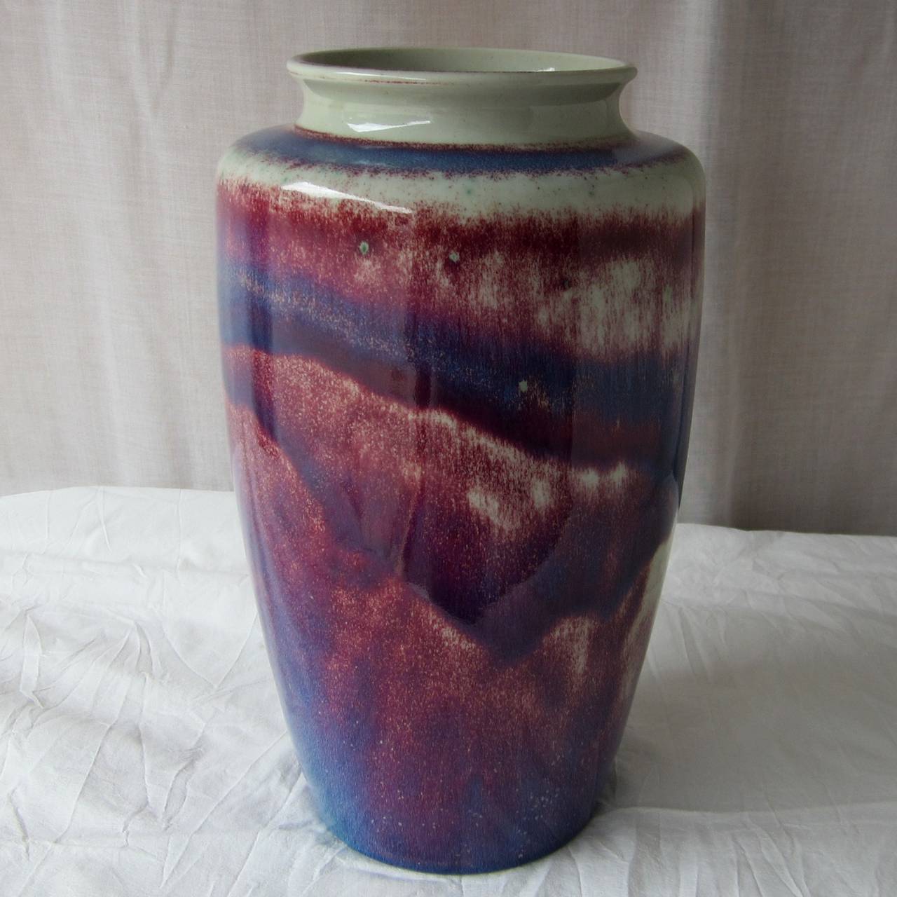 Ruskin "High Fired" Pottery Vase at 1stDibs high fired pottery