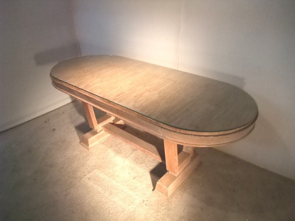 Art deco cerused table