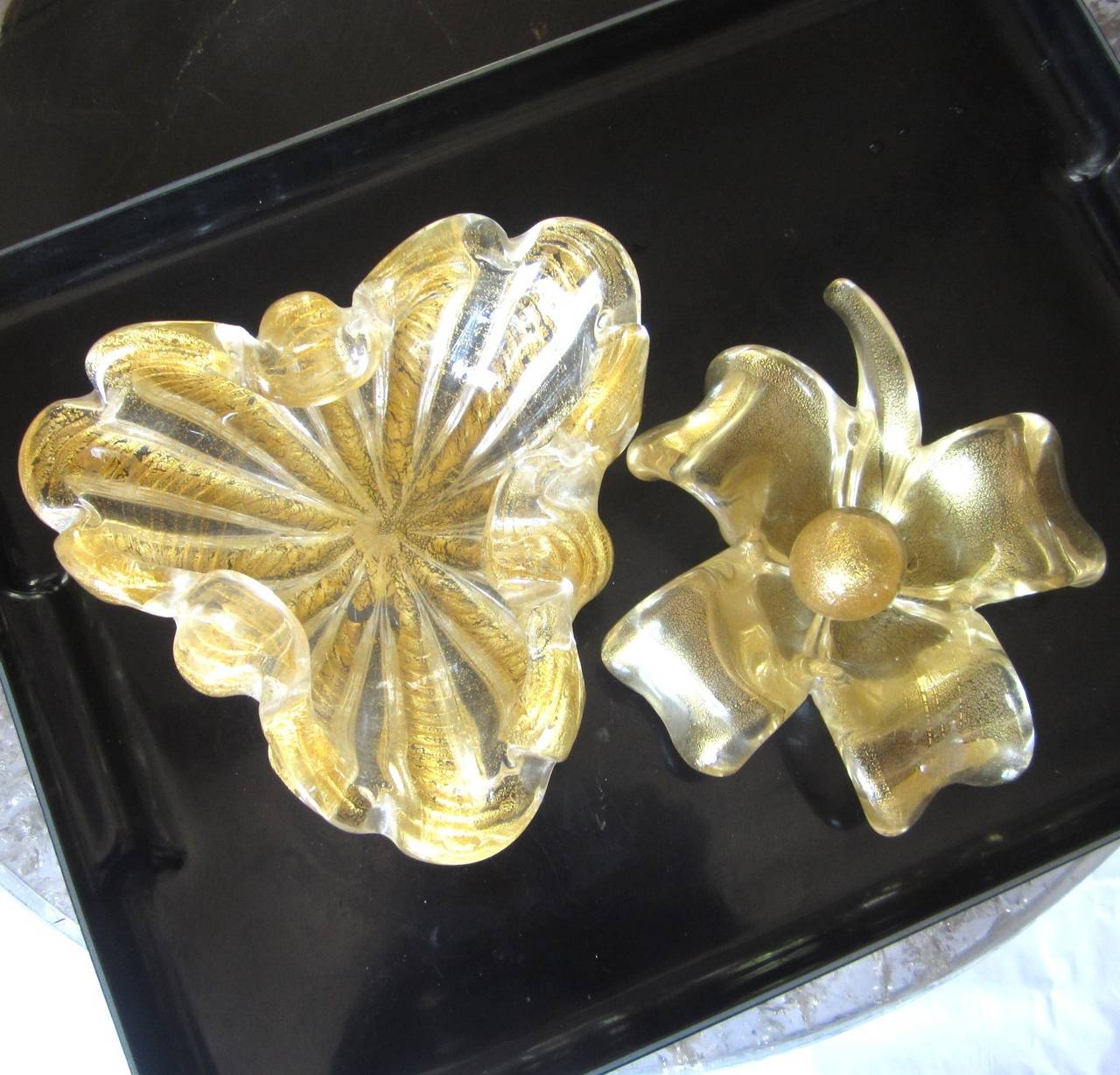 Blown Glass Murano Venetian Glass Bowls decorative objects