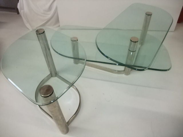 Glass Coffee Table 3 Levels
