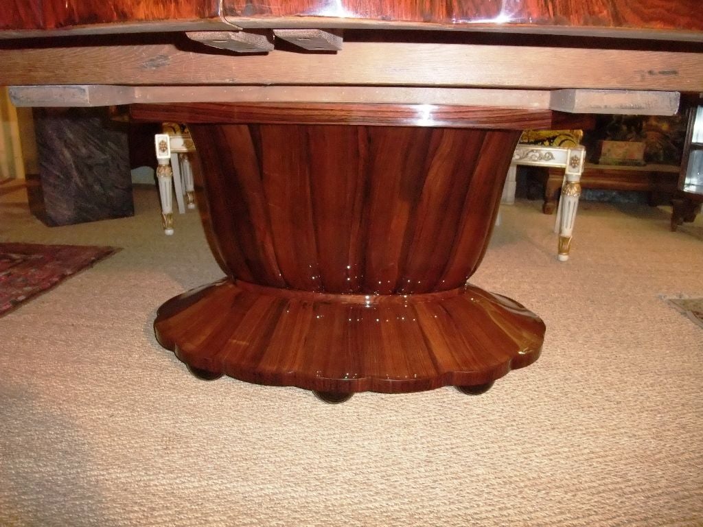 French MAURICE  DUFRENE   Spectacular Oval Table