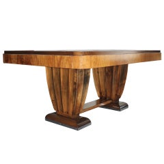6 Extensions Art Deco Dining Table - Fits 18/20 People