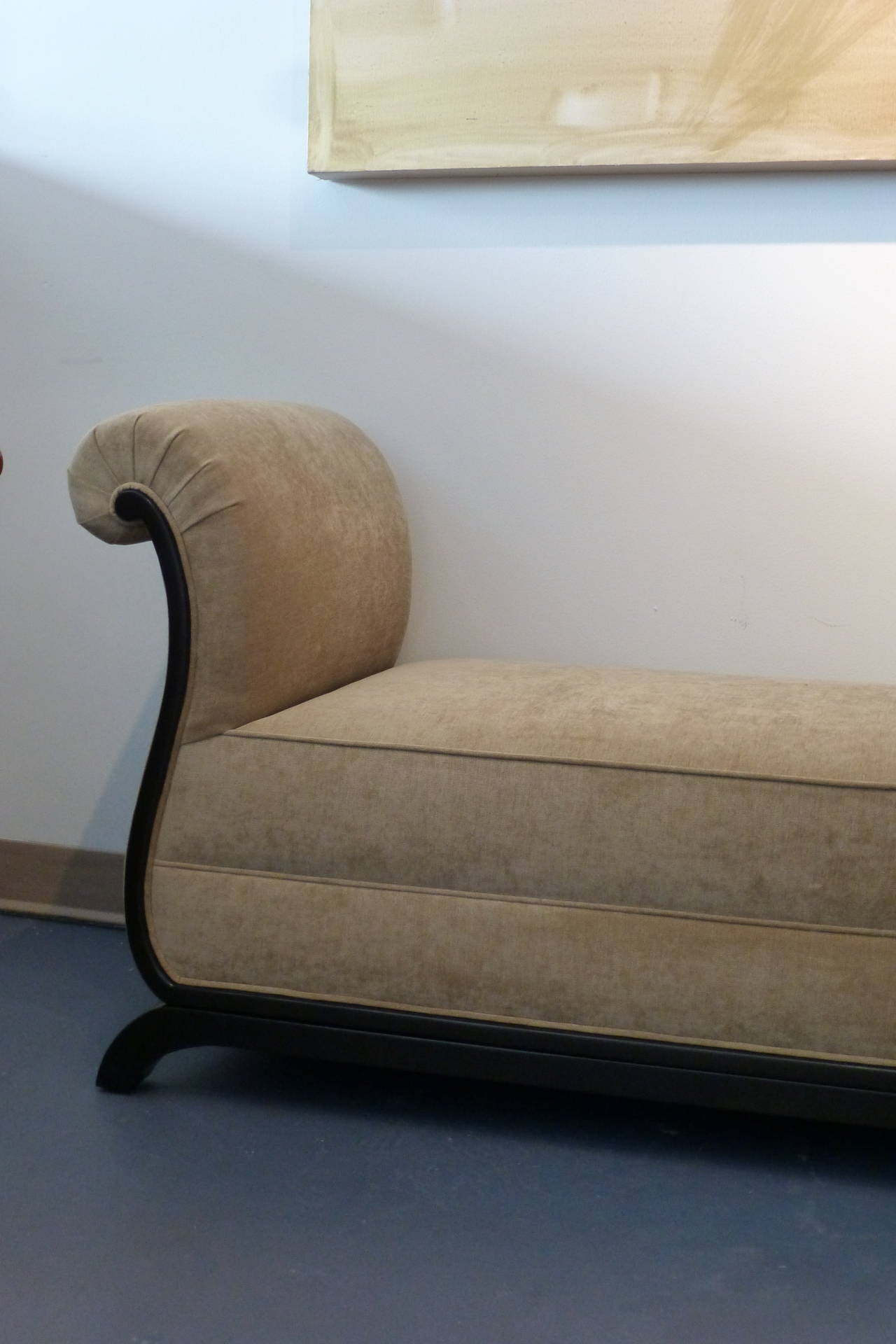 Art Deco sofa or Day Bed In Excellent Condition In Miami, FL