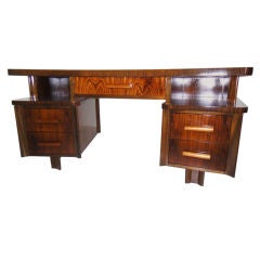 Rosewood Art Deco Desk