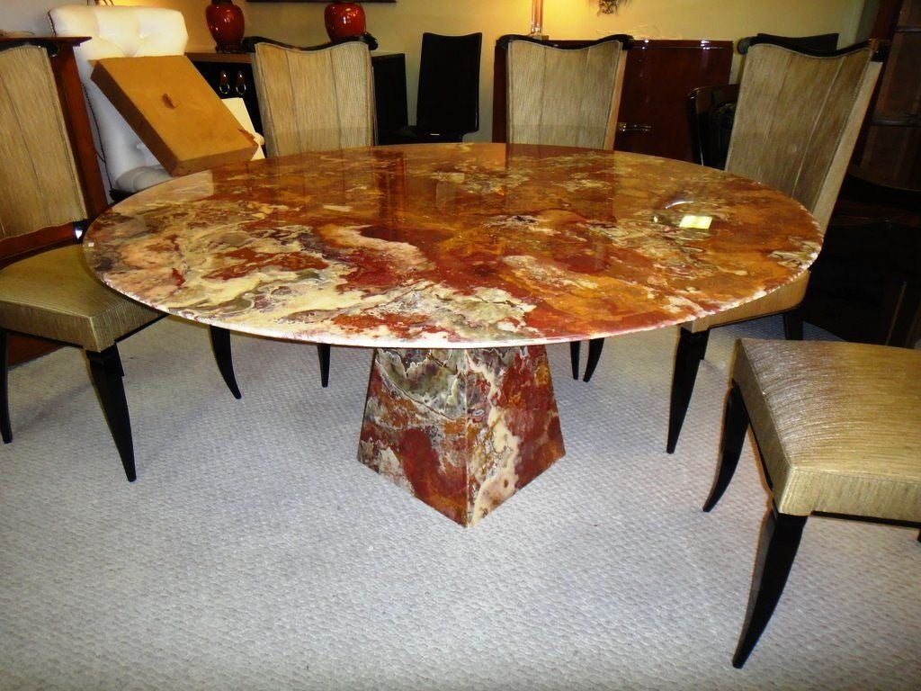 Precious Onyx Dining Table at 1stdibs