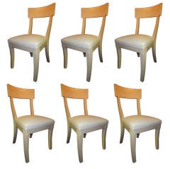 Classical Etruscan Style 6 Chairs