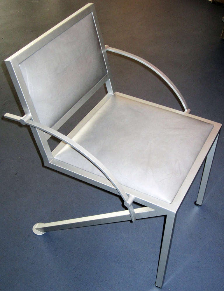 Late 20th Century Pair of Armchairs Designed by Jean Michel Wilmotte