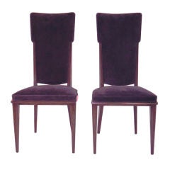 6 Art Deco Chairs High Back