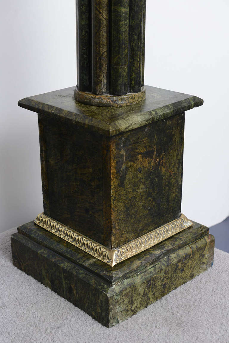 Neoclassical  Marble Pedestal 1