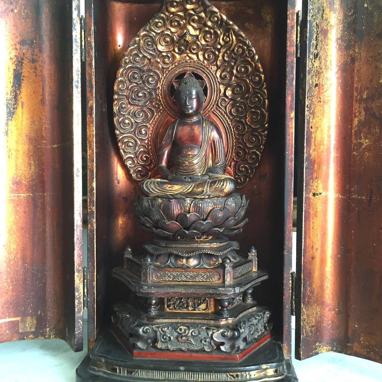 Japanese Buddha 19th Century In Good Condition In Miami, FL