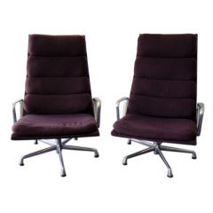 Vintage Pair Of Eames For Herman Miller Arm Chairs