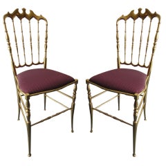 Vintage CHIAVARI  ITALIAN   PAIR OF  CHAIRS