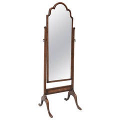 Georgian Style Psyche Floor Mirror