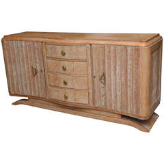 French Art Deco Cerused Sideboard