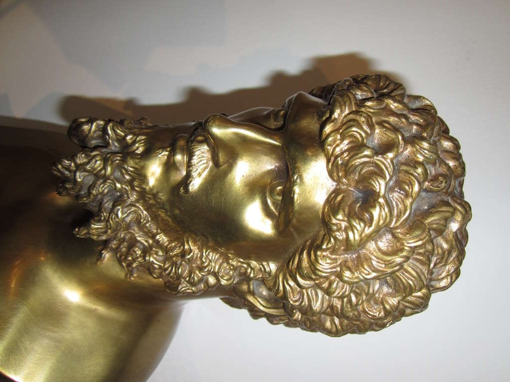 Saturday sales   Bronze - Emperor Lucius Verus  Bust   XIX ctry In Excellent Condition In Miami, FL