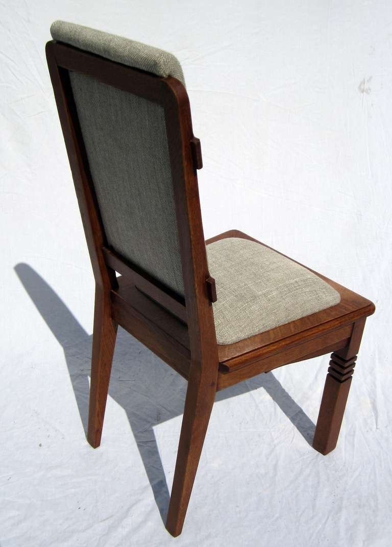 Six Chairs Designed by Charles Dudouyt In Good Condition In Miami, FL