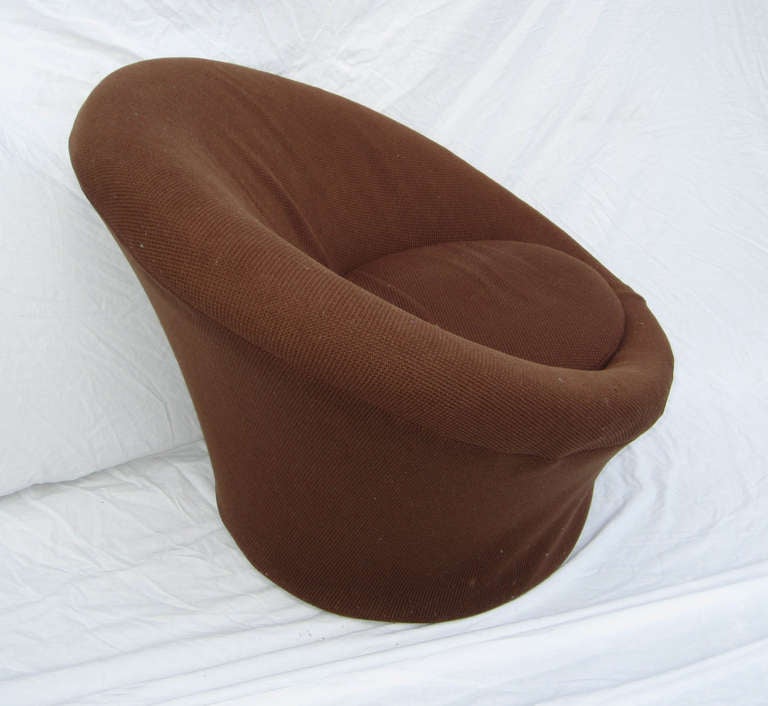 Mid-20th Century Mid Century brown Mushroom Lounge Chair by Pierre Paulin for Artifort