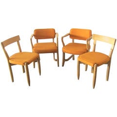 Set of Four Seats by Guillerme et Chambon