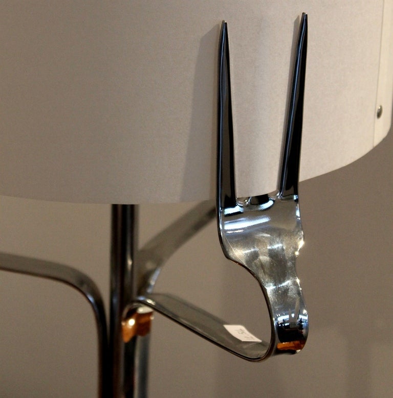 Modern Mid-Century Michele De Lucchi Italian Design White Table Lamp