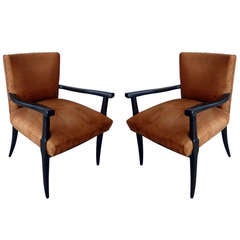 Pair of French Art Deco Armchairs 8