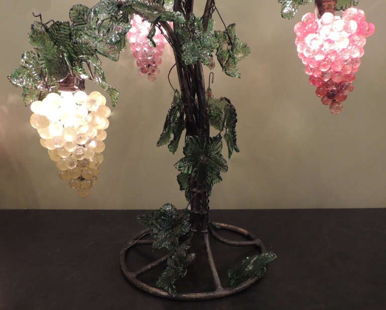 lampe murano grappe de raisin