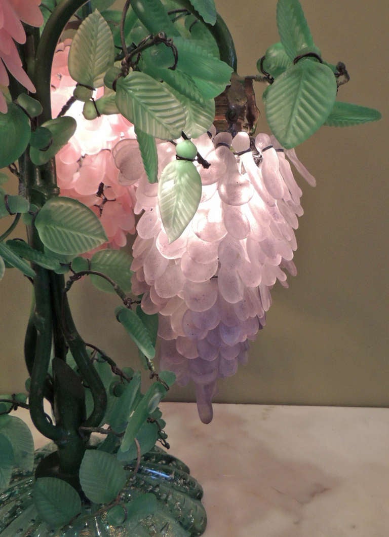 Murano glass wisteria lamp deals