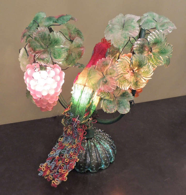 20th Century Early 20th C Murano Glass Lamp
