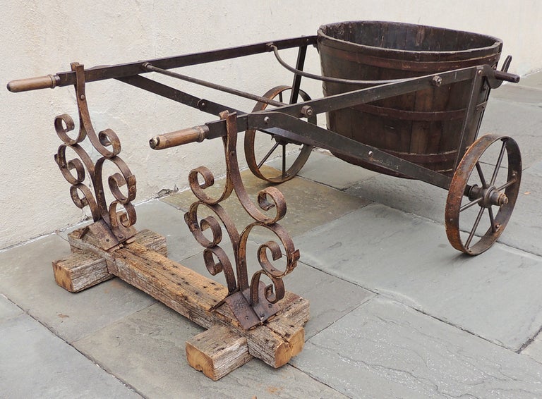 19th Century French Wine Cart 1