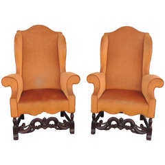 Pair of Late 19th Century English Arm Chairs